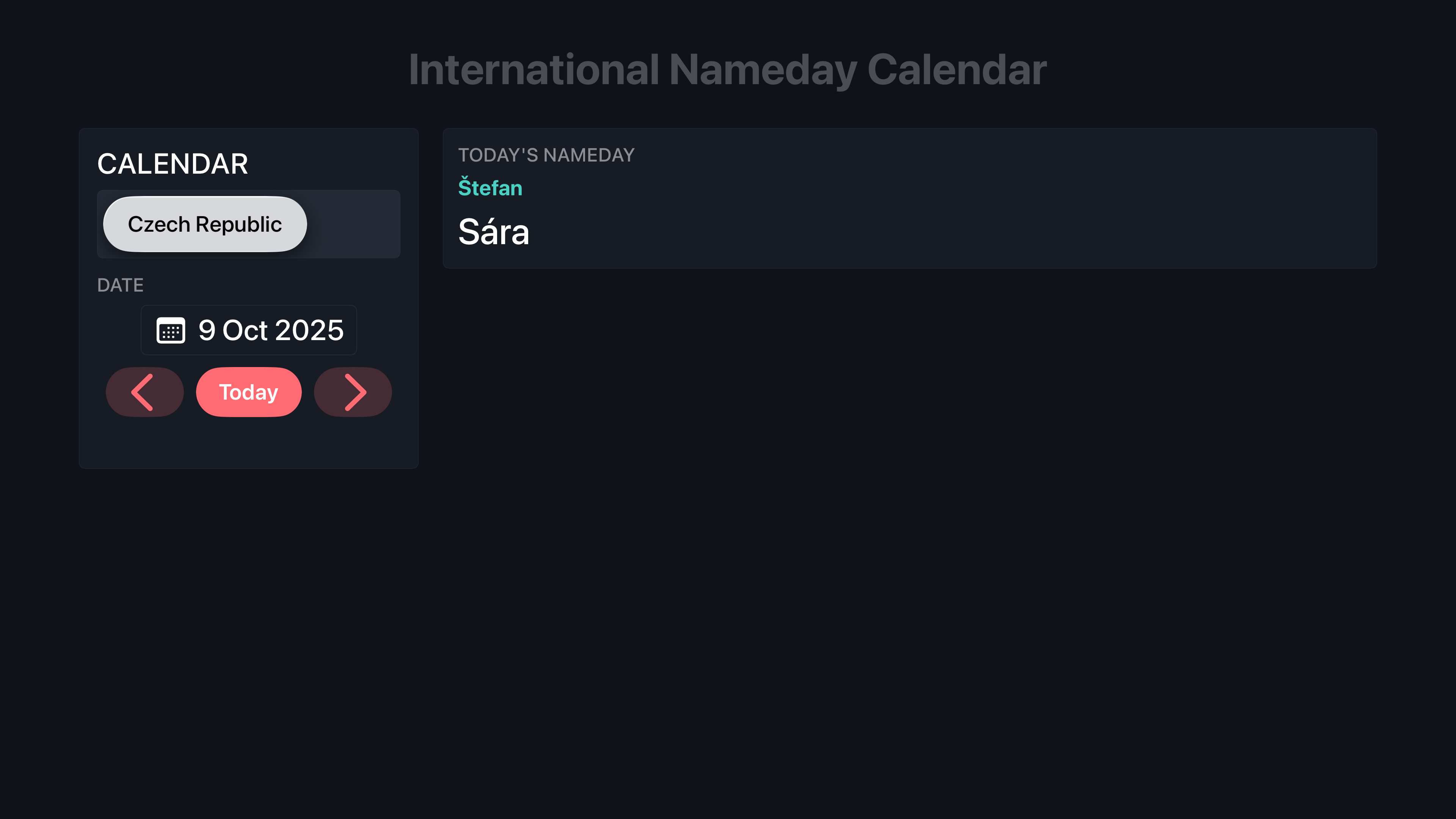 Apple TV screenshot — date details